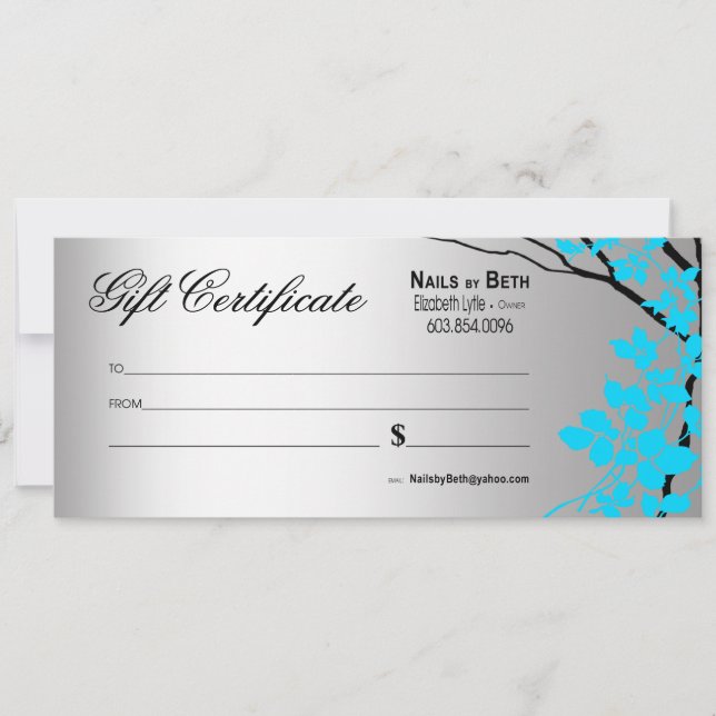 Creative Branches Gift Certificate Invite (Front)