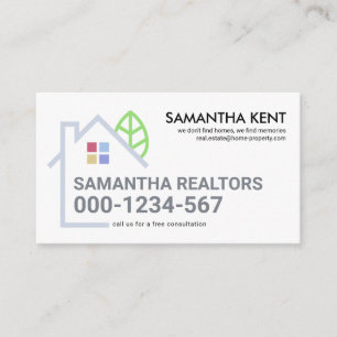 Creative Building Landscape Border Business Card