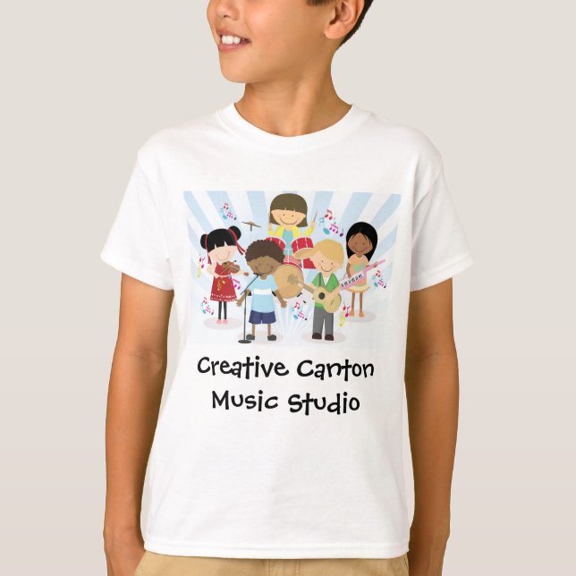 Creative Canton Music Studio Kids Tee (Front)
