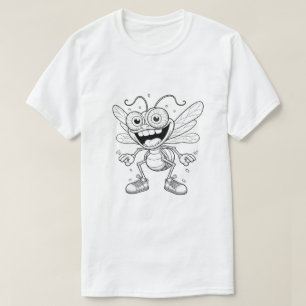 Creative cartoon bee Style Artwork T-Shirt