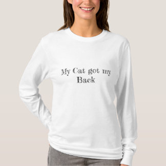 Creative Cat Head Illustration T-Shirt