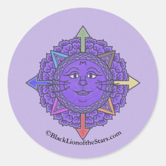 Creative Cat Mandala Sticker