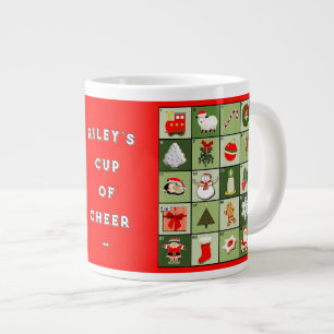 Creative Christmas Holiday Giant Coffee Mug