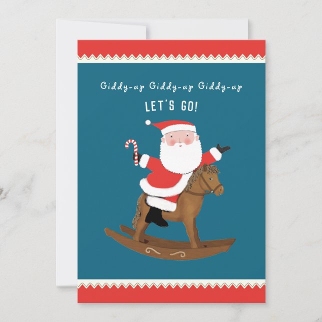 Creative Christmas Holiday Party Invitation (Front)