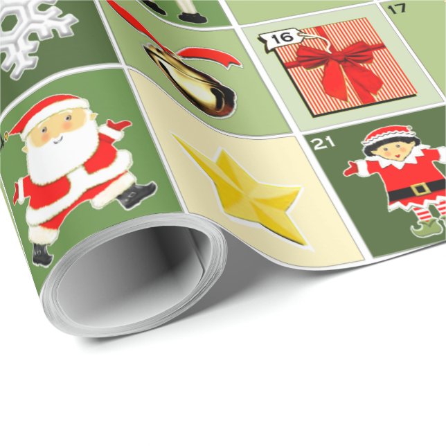 Creative Christmas Holiday Wrapping Paper (Roll Corner)