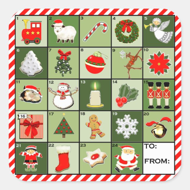 Creative Christmas Labels (Front)