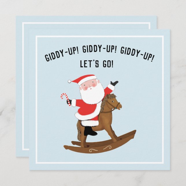 Creative Christmas Party Invitations (Front/Back)