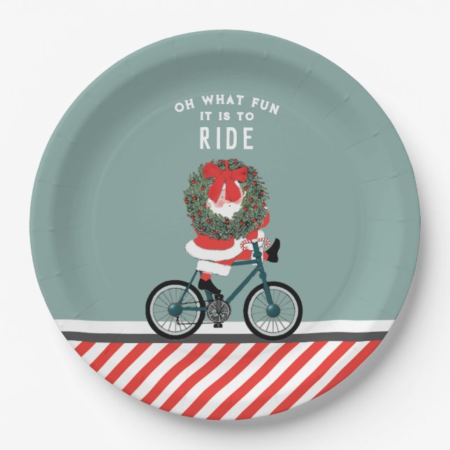 Creative Christmas Party paper plate (Front)