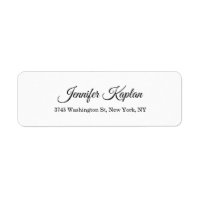 Creative Classical White Minimalist Professional