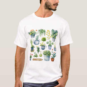 Creative collection potted Style Artwork T-Shirt