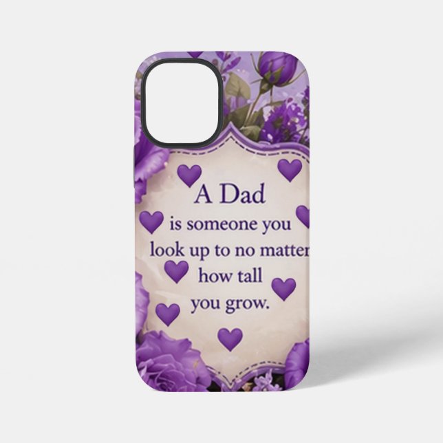 CREATIVE COLOUR PLAYING ART GIFT FOR FATHER iPhone CASE (Back)