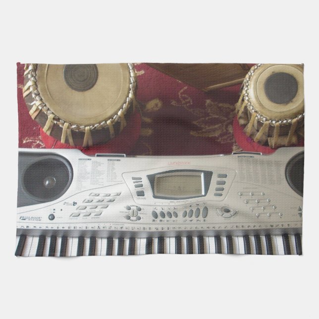 Creative Corner: Musical Tapestry Tea Towel (Horizontal)