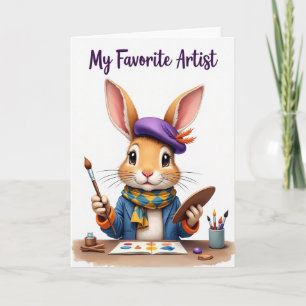 Creative Critter Artist Card