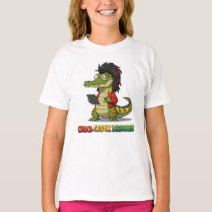 Creative Croco-Graphic Designer T-Shirt