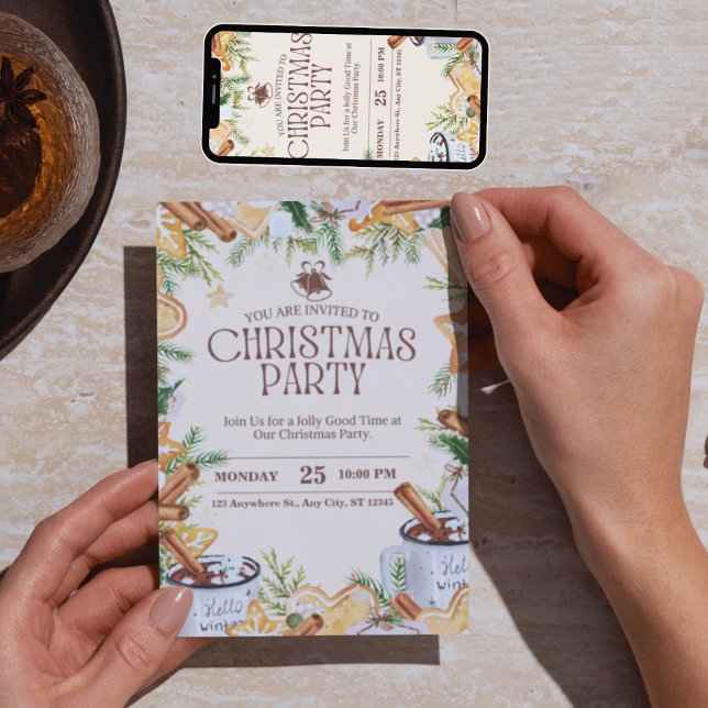 Creative Custom Christmas Party Invitations (Creator Uploaded)