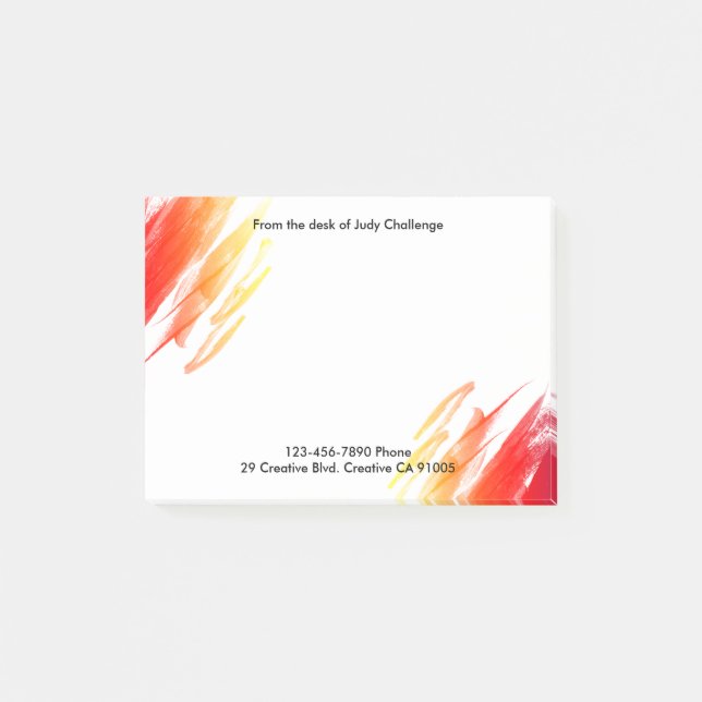 Creative Custom Sticky Note Pades (Front)