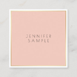 Creative Design Elegant Modern Simple Professional Square Business Card