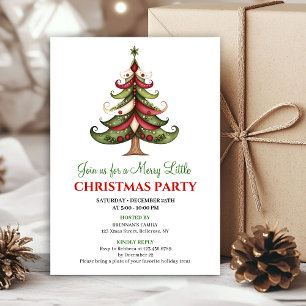 Creative designer Christmas tree Christmas invite