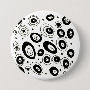 Creative designers button : black and white