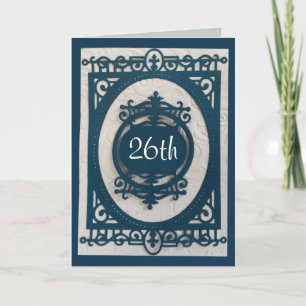 Creative Die Cut Happy Birthday Card ~ any age