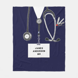 Creative Doctor Fleece Blanket