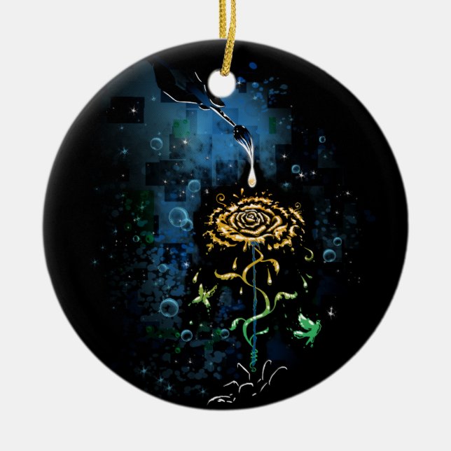 Creative Dreams Ceramic Tree Decoration (Front)