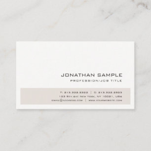Creative Elegant Colours Trendy Sleek Professional Business Card