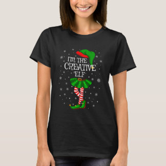 Creative Elf Christmas Family Group Women Girls Xm T-Shirt