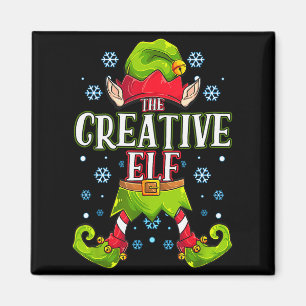 Creative Elf Matching Family Group Christmas Party Magnet