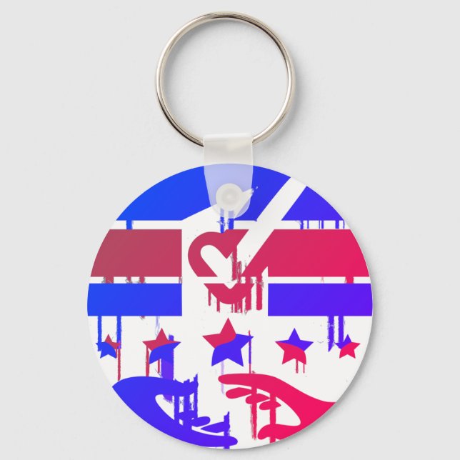 Creative Emblem of Empowerment and Representation Key Ring (Front)