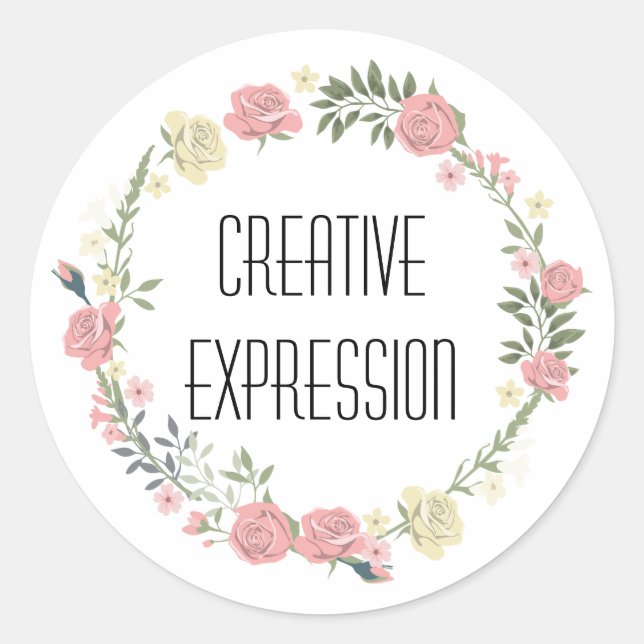Creative Expression Speech Sticker (Front)