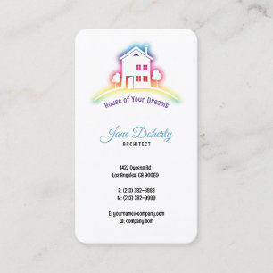Creative Family Home   House of Your Dreams Business Card