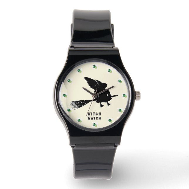 Creative Flying Witch Watch (Front)
