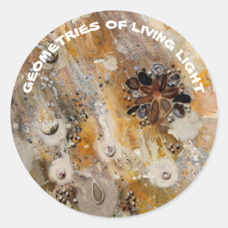 Creative Frequencies Stickers, Geometries of LL Classic Round Sticker