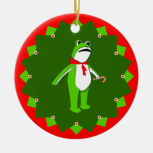 Creative Frog 2026 Ceramic Tree Decoration