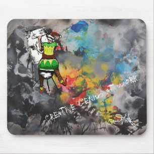 Creative Genius at Work Mouse Pad