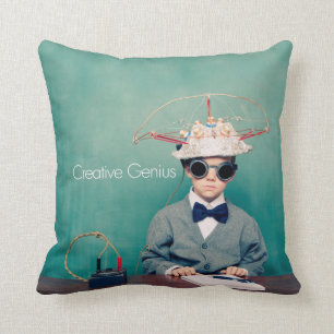 CREATIVE GENIUS retro Decorative Pillow