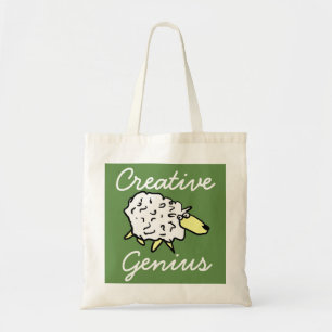"Creative Genius" Sheep Cartoon Project Bag