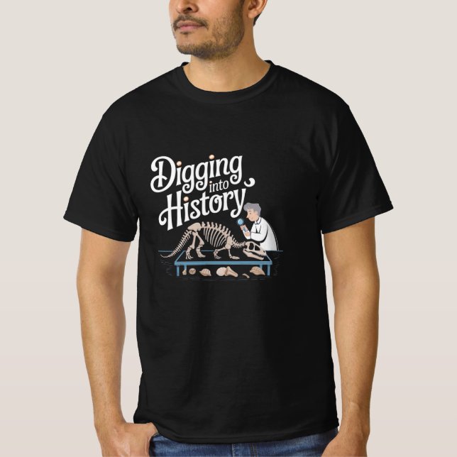 Creative Geologist-Themed Graphics T-Shirt (Front)