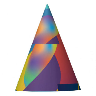 Creative Geometric: Abstract Vintage Cover. Party Hat