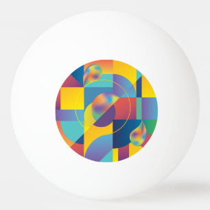 Creative Geometric: Abstract Vintage Cover. Ping Pong Ball