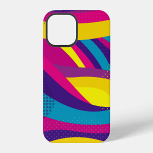 Creative geometric colourful bright background wit iPhone 12 case