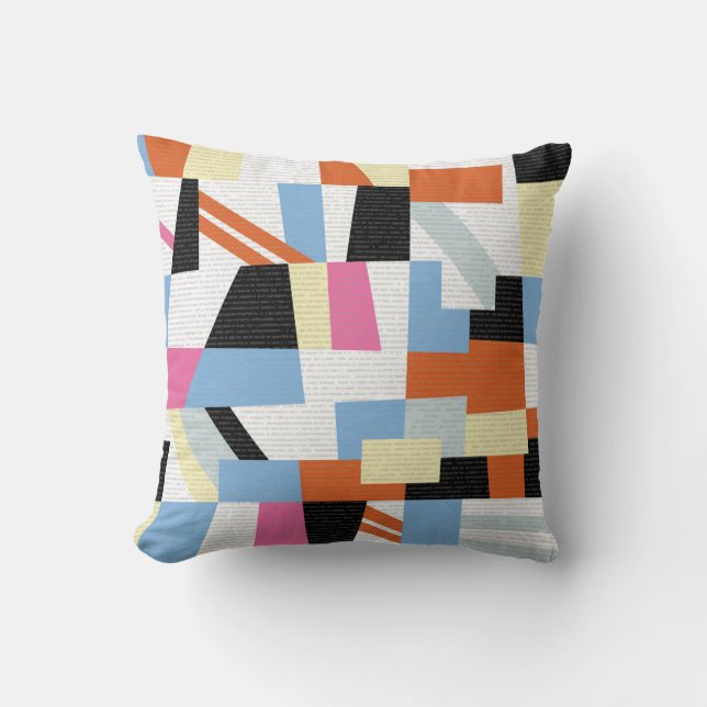 Creative Geometric: Length Pattern Design Cushion (Front)