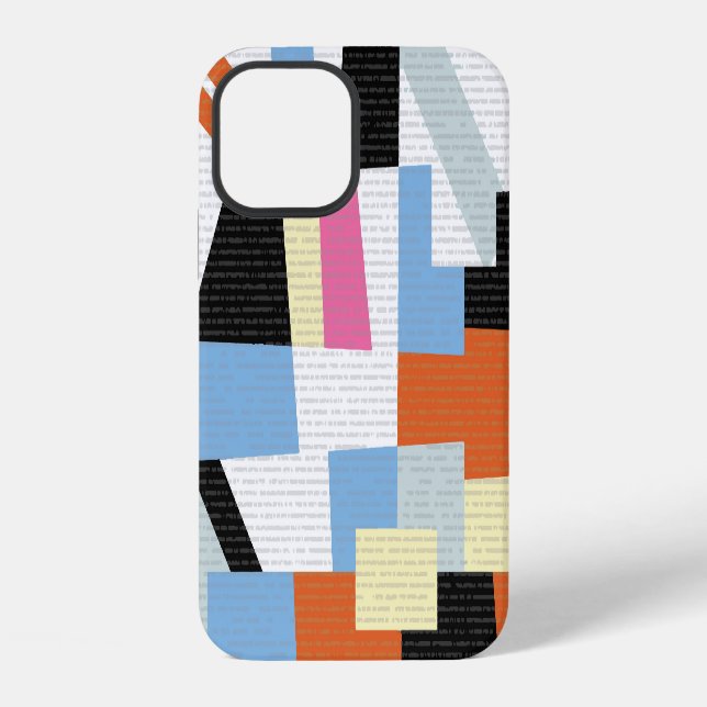 Creative Geometric: Length Pattern Design iPhone Case (Back)