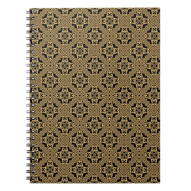 Creative geometric seamless pattern. triangle, cir notebook (Front)