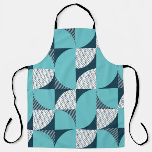 Creative geometric shape pattern apron