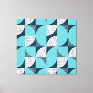 Creative geometric shape pattern canvas print