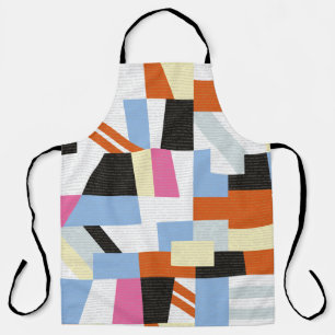 Creative geometric shapes, length pattern design apron