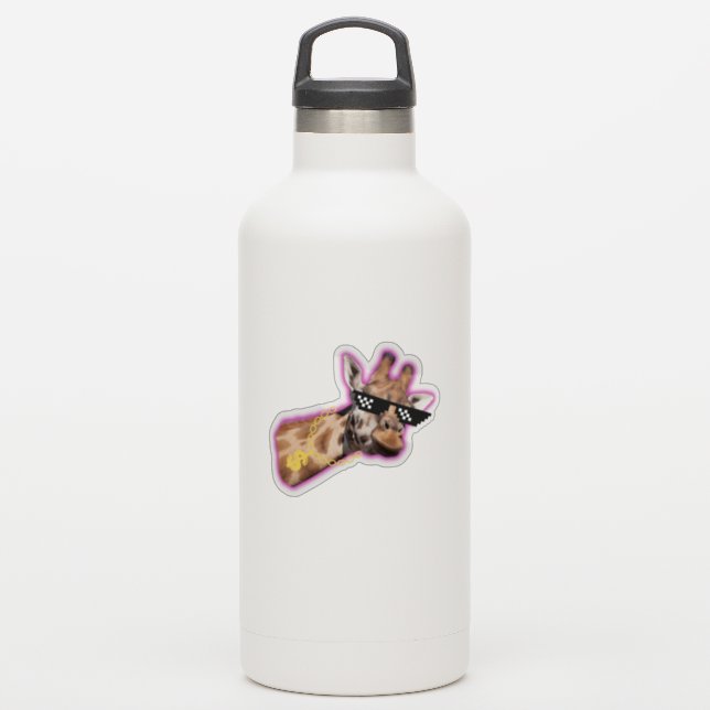 Creative Giraffe Sticker (Waterbottle)