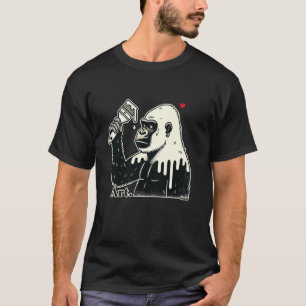 Creative Gorilla PainterCool Artistic Street Art A T-Shirt